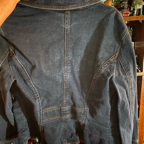 Dark denim jacket size 8 - Picture 3 of 4